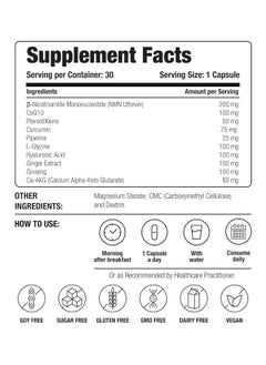 Decode Age Decode Age LongeVit Supplement | Slow Down Ageing | Improve NAD+, Energy Level & Overall Stamina | Recovery from DNA damage (30 Veg Tablets)  - Image 5