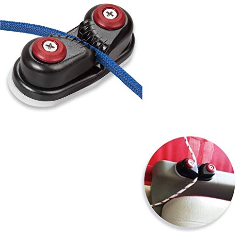 heyous Boat Cleat, Rope Cleat, Fast Entry Cam Cleat for Line Sizes Upto 5/8-Inch, Aluminum, Marine Sailing Sailboat Kayak Canoe Dinghy Accessories - Image 5