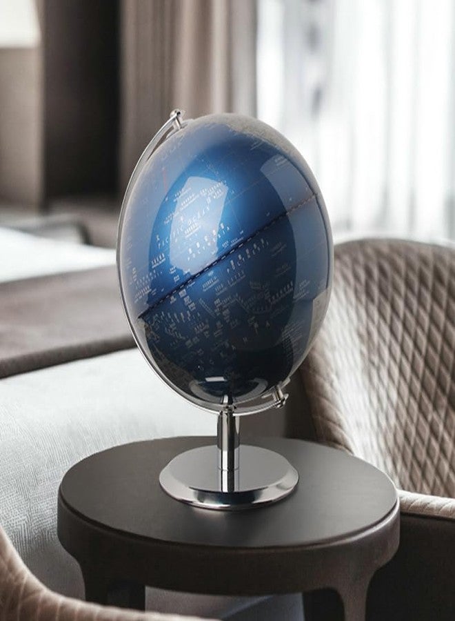 TTKTK World Globe with Stainless steel Stand, 8inch Earth Modern Desktop Globe For Educational Home Office Desk Bookshelf Decor, Cool Tech Gift for Business Men Father Boys Adults & Kids - Image 4