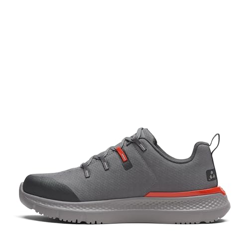 Timberland PRO Mens Intercept Steel Safety Toe Industrial Athletic Work Shoe GreyRed 10W - Image 3