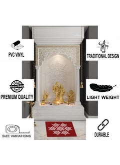 ABS HERBALS ABS HERBALS Rangoli Sticker Kolam Sticker for Wall Tile Floor Steel Sticker Model MM2  - Image 4