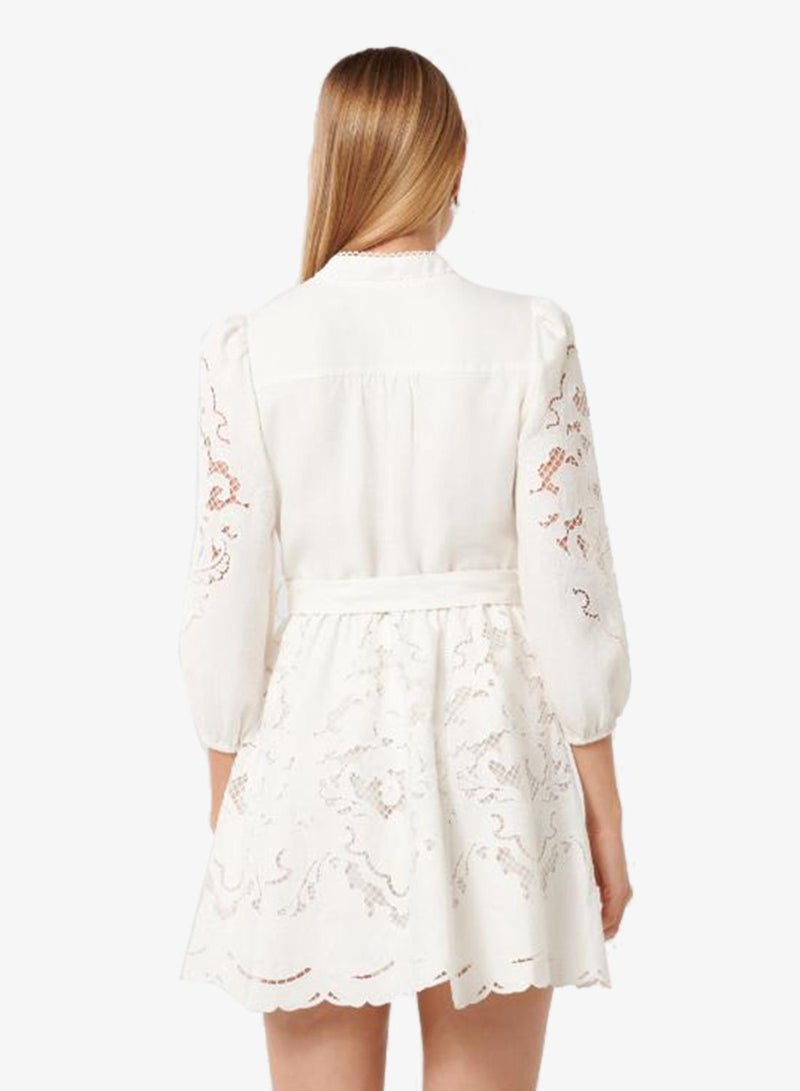 forever new Rhi Embroidered Belt Detailed Mini Dress - Image 2