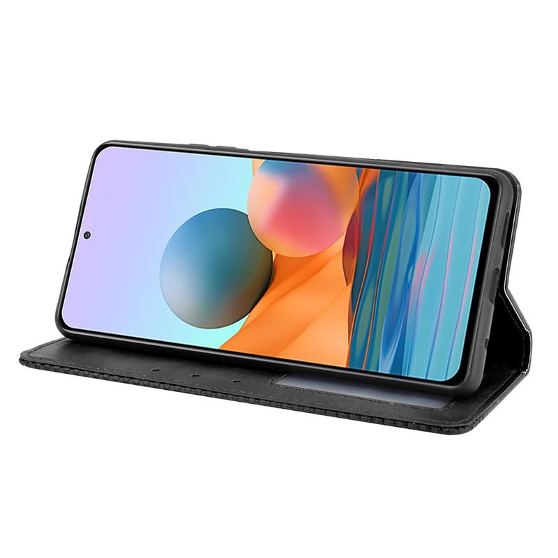 MagSafe Drop Protection TPU for Redmi Note 10 Pro and Kickstand and Scratch Resistant in Black for Personal Use - Image 5