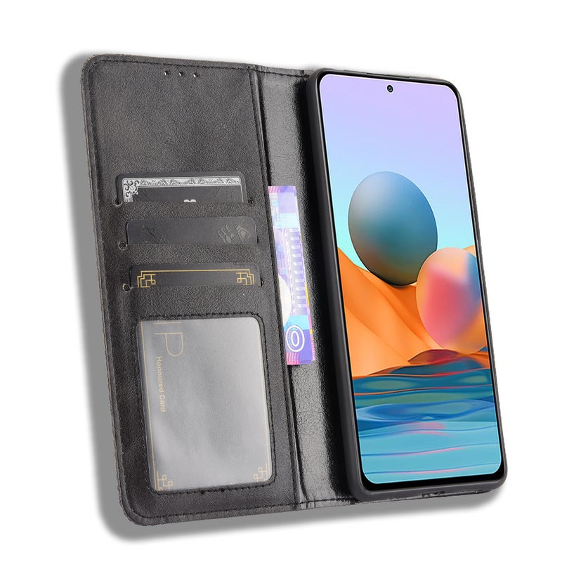 MagSafe Drop Protection TPU for Redmi Note 10 Pro and Kickstand and Scratch Resistant in Black for Personal Use - Image 4