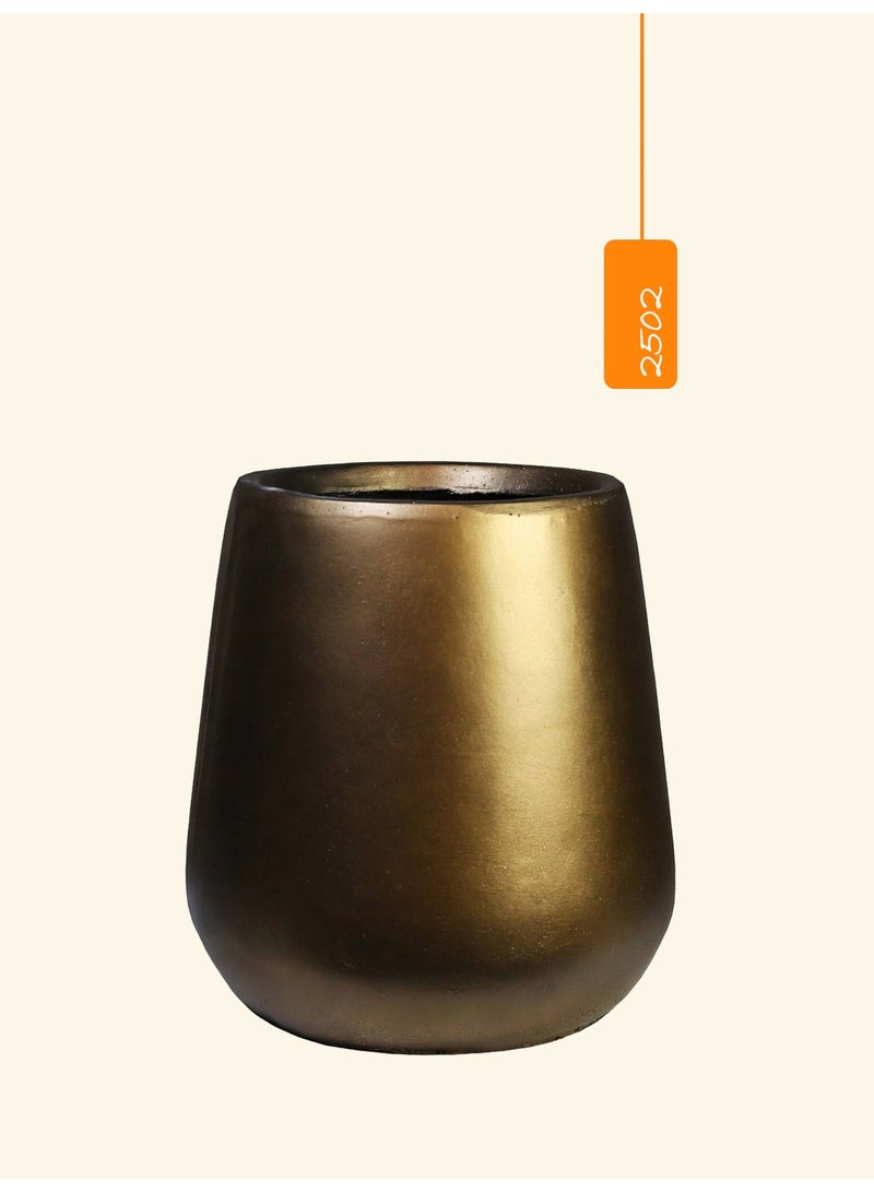 Minimalist Cement Planter Pot 30x30.5cm Matte Finish Indoor & Outdoor Plant Pot for Home Decor - Image 1