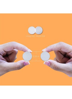 Generic Self Adhesive Dots 300pcs (150 Pairs) 0.59" Diameter Sticky Back Hook and Loop Coins for School, Office, Home, Mounting Arts & Crafts  - Image 2