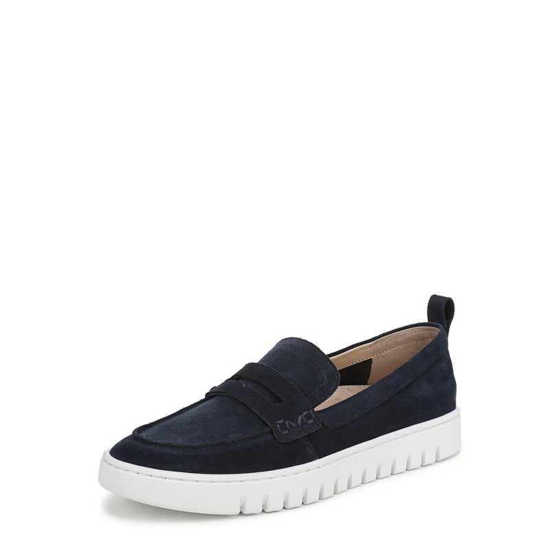 Vionic Womens Uptown Loafer Dark Blue Suede 9.5 M - Image 1