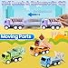 Oriate 6 PCS Diecast Metal Toy Trucks Vehicle Set Cars Toys with Movable Parts Mini Pull Back Toy Cars for Kids Include Garbage Truck Dump Truck for Boys Girls Age 3 4 5 6 - Image 4