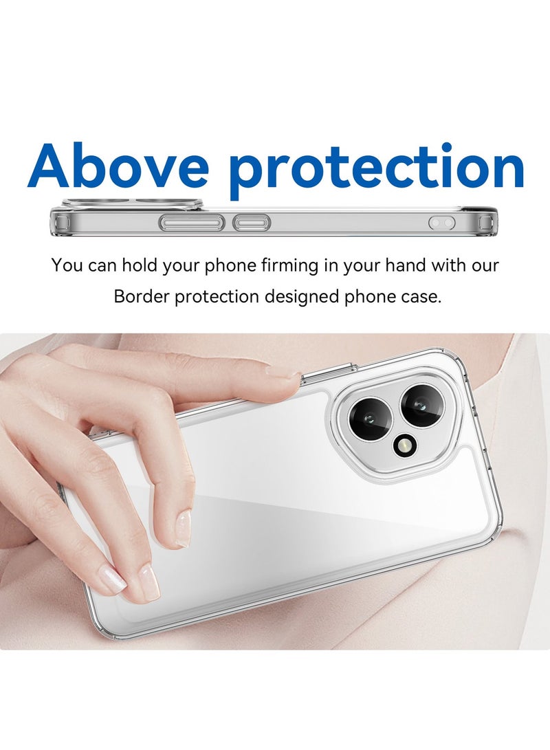 Fankalo Phone case for Honor 400 5G Clear Back Soft TPU Shockproof Bumper Protection Cover - Image 3
