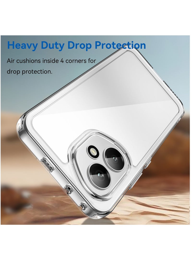Fankalo Phone case for Honor 400 5G Clear Back Soft TPU Shockproof Bumper Protection Cover - Image 2
