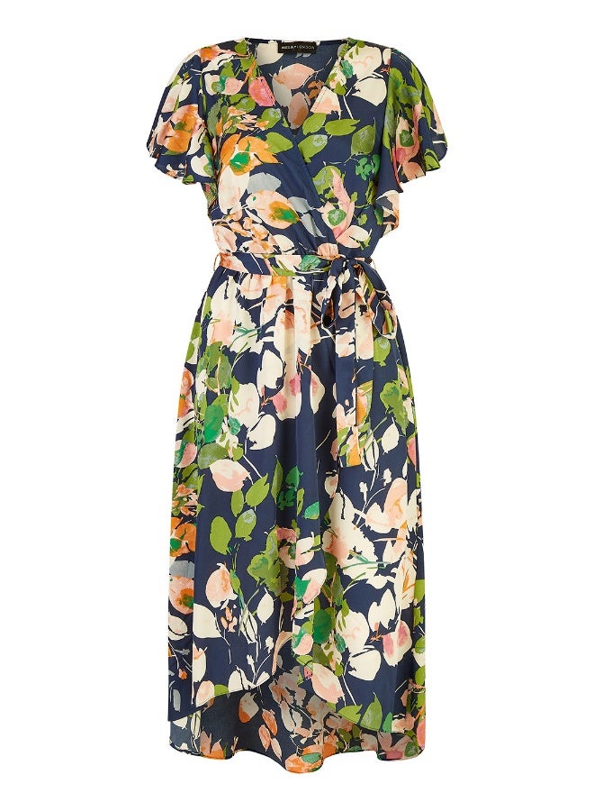 MELA LONDON Floral Print Wrap Dress - Image 5