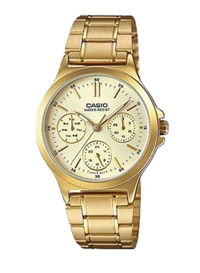CASIO Stainless Steel Analog Wrist Watch LTP-V300G-9AUDF - Image 1
