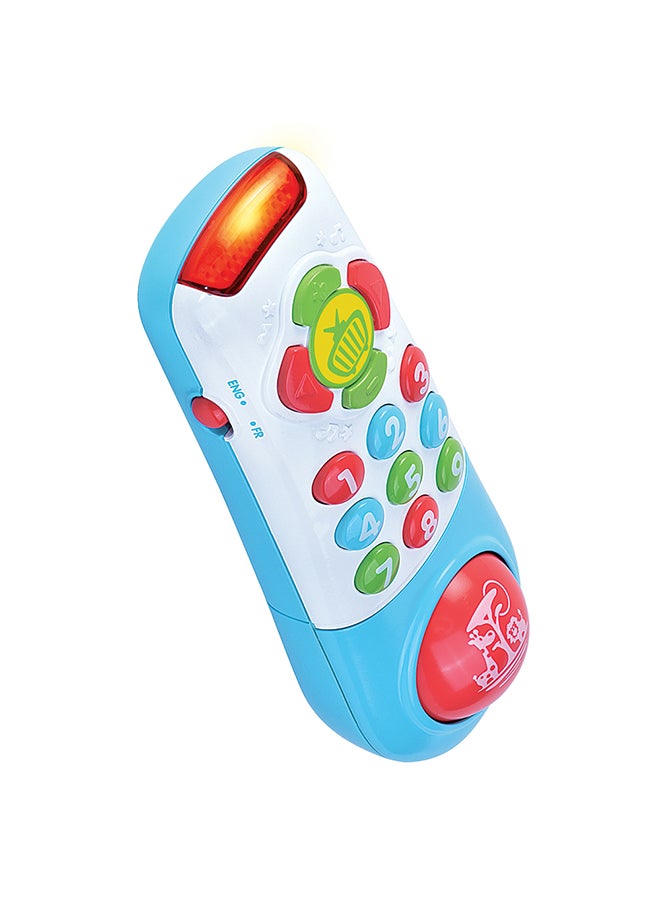 Happy Kids Little Learners - My First Remote Control Toy - Number Recognition, Music, 4 Directions Learning, Bilingual  - Image 3