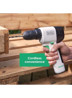 BLACK+DECKER Cordless Drill Kit 12V With 80 Pc Accessories Revdd12A80 Gb  - Image 4