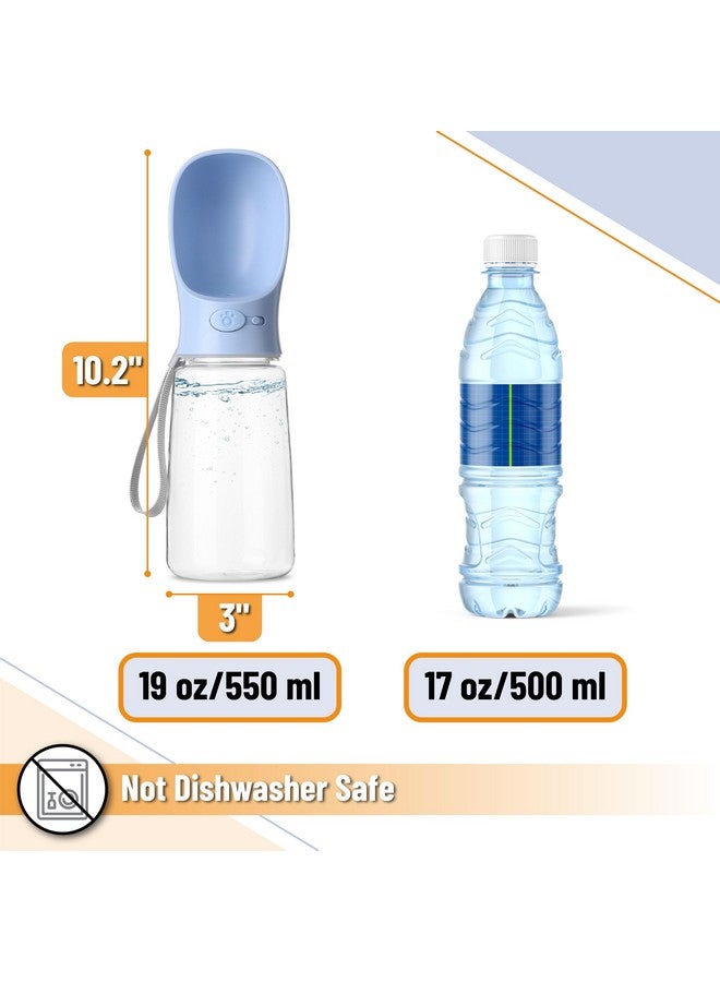 Mr. Pen Dog Water Bottle, 19Oz, Large, Blue, Portable Dog Water Bottle, Dog Travel Water Bottle, Dog Water Bottle Dispenser, Portable Water Bottle For Dogs, Pet Water Bottle, Travel Dog Water Bottle - Image 3
