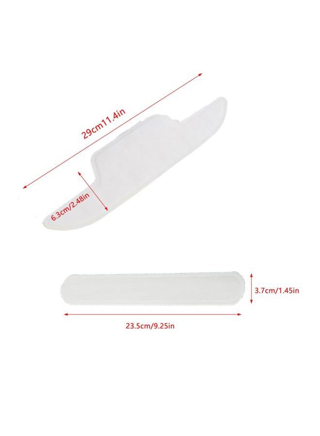 ArrErr 50 Pack Disposable Collar Protector Sweat Pads Sticker Self-Adhesive Grime Side Lining Stand Sticky Neck Liner for Hats Shirt Cuff Men Women Dress Shirts Hats Summer - Image 2