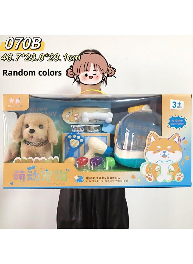 الأطفال الكهربائية محاكاة أرنب الحيوانات الأليفة متعة البيت دعوة المشي أفخم لعبة منظمة هدية بالجملة-اللون: 065c الكهربائية هريرة لطيف الحيوانات الأليفة - Image 5