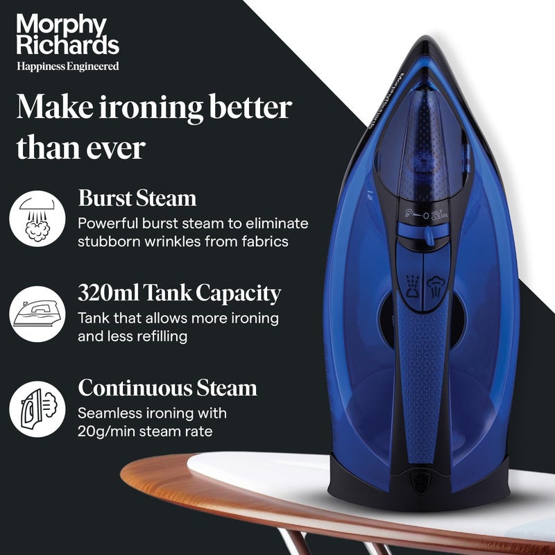morphy richards مورفي ريتشاردز بخار لاسلكي سهل 2200 واط - Image 4