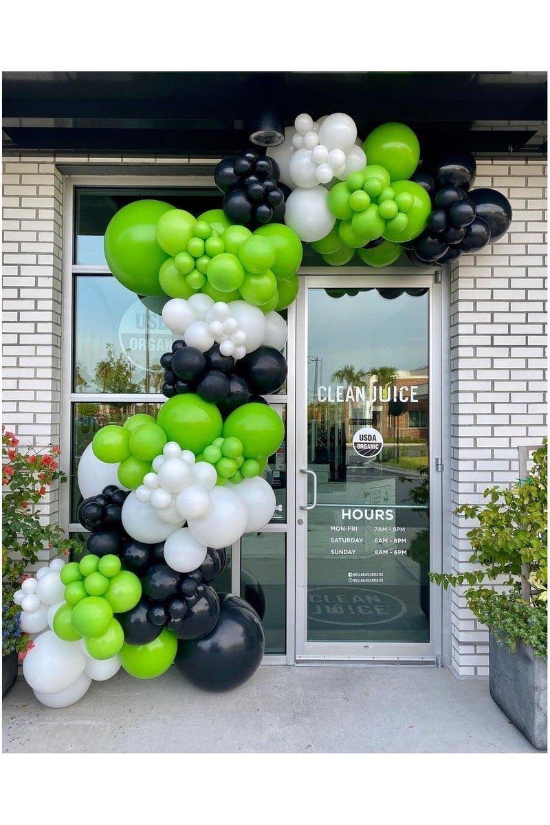 100 Pack 12 inch Lime Green Balloons Round Helium Fruit Green Balloons for Birthday Baby Shower Party Decoration - Image 4