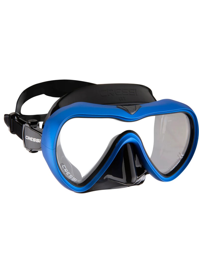 Cressi A1 Anti-Fog Mask Blue - Image 2
