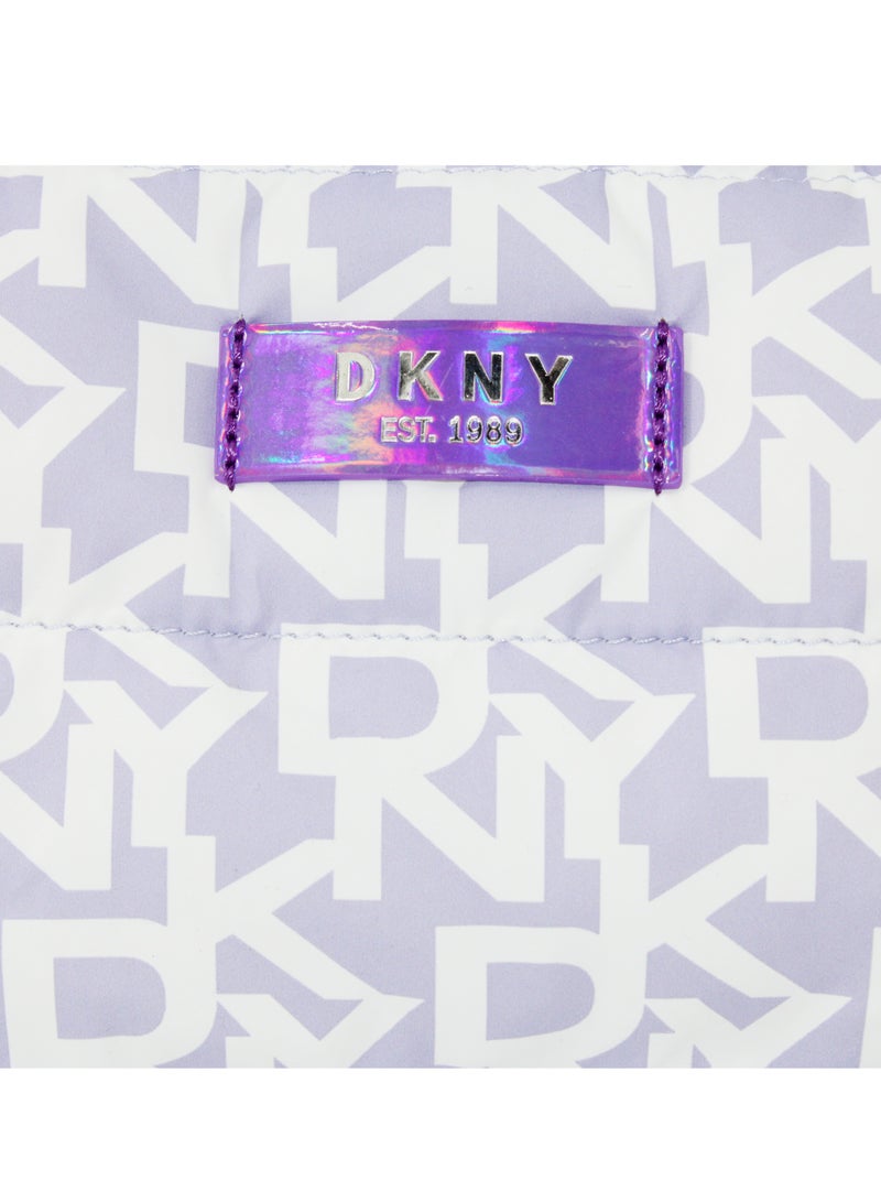 دكني حقيبة مستحضرات التجميل المنتفخة الصغيرة من دي كيه إن واي، حقيبة مكياج للسفر صغيرة، حقيبة تخزين صغيرة خفيفة الوزن لمستحضرات التجميل، حقيبة مكياج صغيرة، حقيبة أدوات الزينة للسفر - Image 2