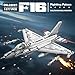 Reobrix F16 Fighter Jet Building SetsMilitary Fighter Display ModelAir Force Building Block Set 33027Fighting Falcon Airplane Army Construction SetToys Gifts for Military Fans and Kid 141377PCS - Image 3