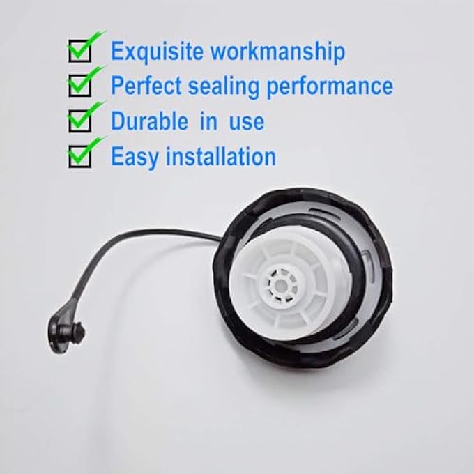 rayihni Gas Cap for 20032020 Wrangler JK 20032006 Wrangler TJ 20022012 Liberty 20082018 Compass 20012019 Grand Cherokee 20062010 Commander 20002017 Cherokee 20082017 Patriot - Image 3