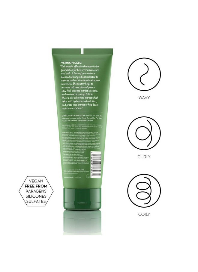 Vernon François - Shampoo For Curly Hair Natural Sulfate Free Curl Shampoo With Shea Butter Coconut And Castor Oil To Revitalize Your Curls 8.5Oz - Image 1