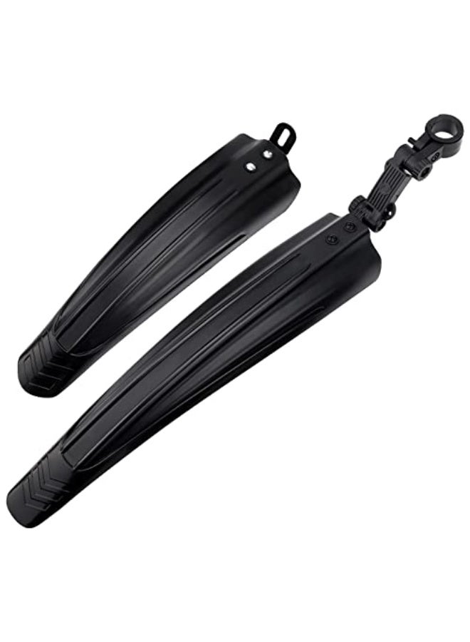 Generic TERRIFI Bike Mudguard Set - Adjustable Bicycle Front and Rear Mud Guards for Mountain and Road Bikes - Fits Wheel Sizes 20"-28"  - Image 1