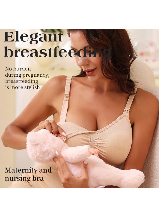 general Nursing Bra 10 Pack Womens Maternity Breastfeeding Bra Seamless Wireless Sleep Bra with Bra Extenders - Image 2