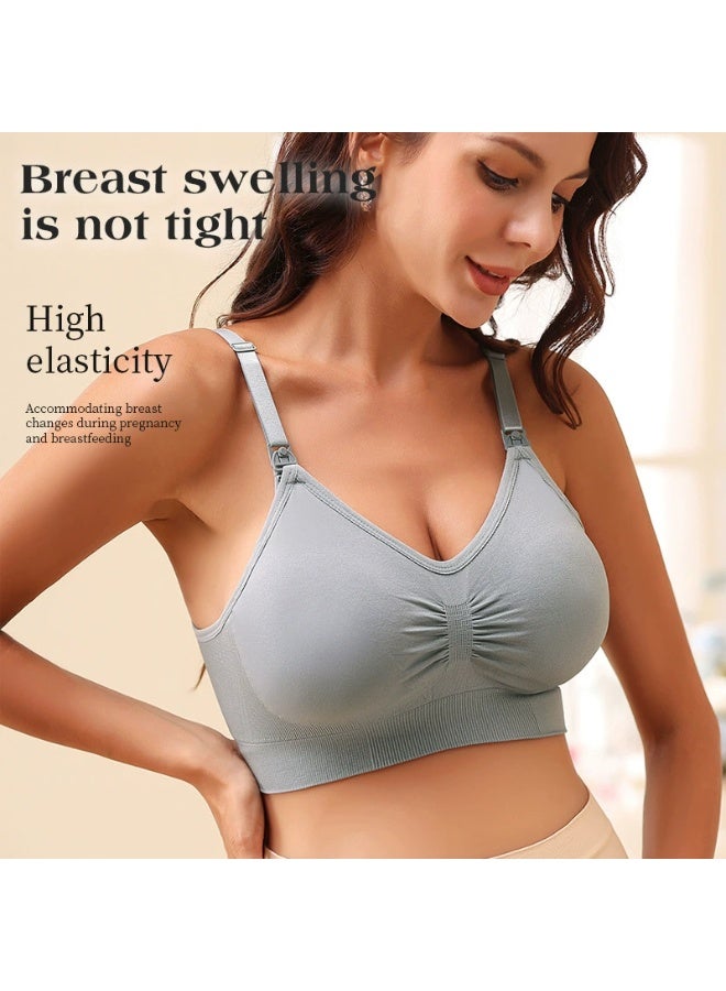 general Nursing Bra 10 Pack Womens Maternity Breastfeeding Bra Seamless Wireless Sleep Bra with Bra Extenders - Image 3
