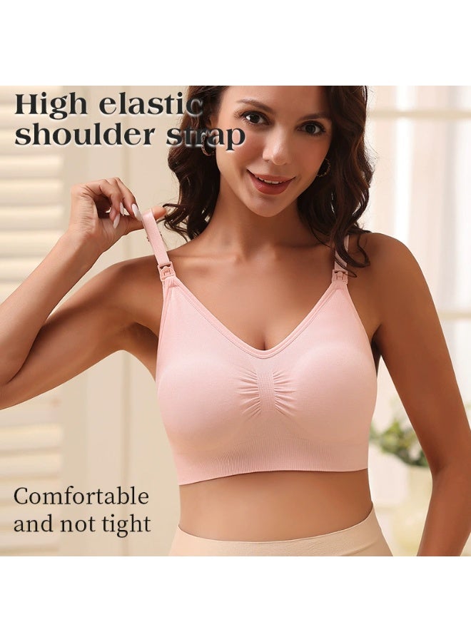 general Nursing Bra 10 Pack Womens Maternity Breastfeeding Bra Seamless Wireless Sleep Bra with Bra Extenders - Image 4