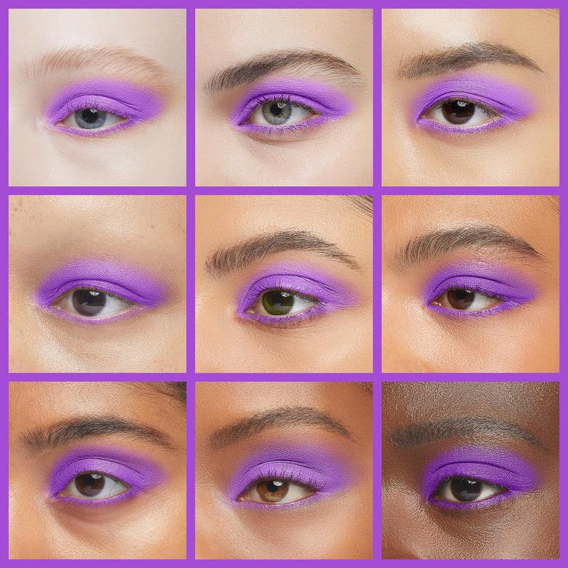 IS'MINE Single Purple Matte Eyeshadow Powder Palette High Pigment, Longwear, Intense Color Best Purple Eyeshadow (0.1 Ounce) - Image 4