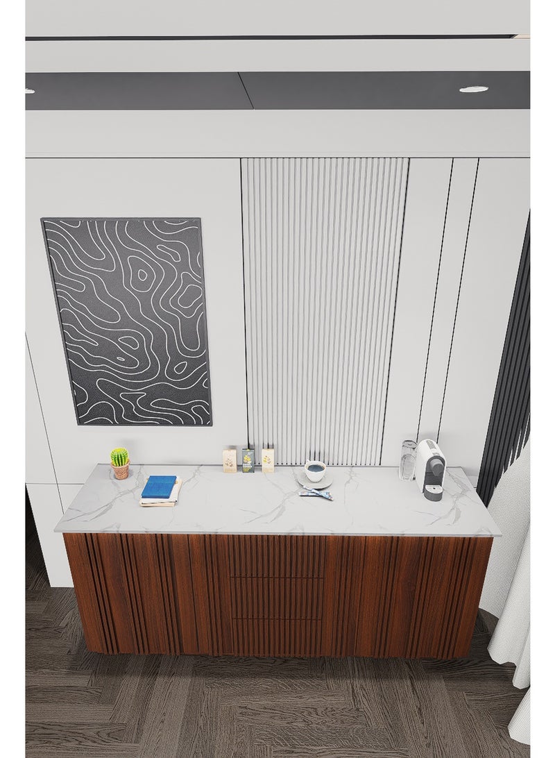 كوفي وورلد ركن القهوة بتكسيات طولية باضاءة مخفية - Image 4