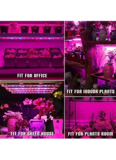 SYOSI SYOSI LED Plant Grow Light Strips, Full Spectrum Grow Light for Indoor Plants with Auto ON and Off Timer, 10 Dimmable Levels with 48 LEDs, Sunlike Grow Lamp for Seedlings Hydroponics  - Image 5