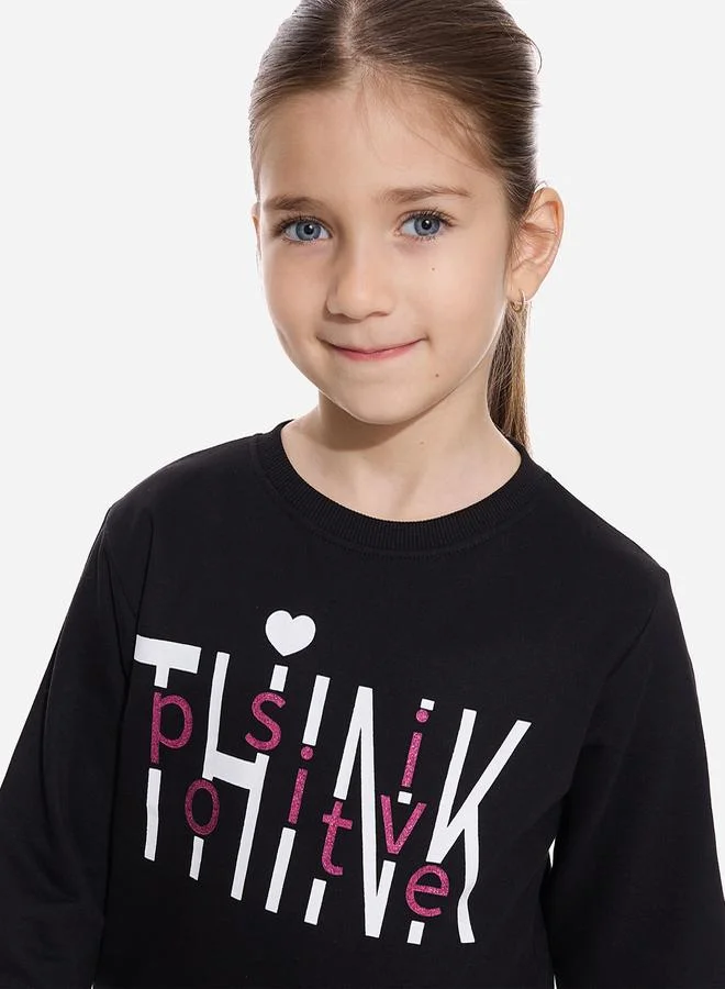 victor and jane victor and jane Slogan Print Regular Sweatshirt
