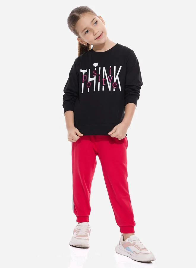 victor and jane victor and jane Slogan Print Regular Sweatshirt