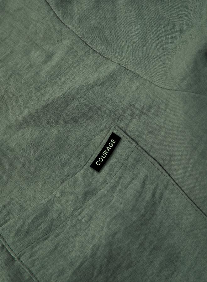 Take Two Men Green Solid Shirt and Pants Co-ords - Image 4