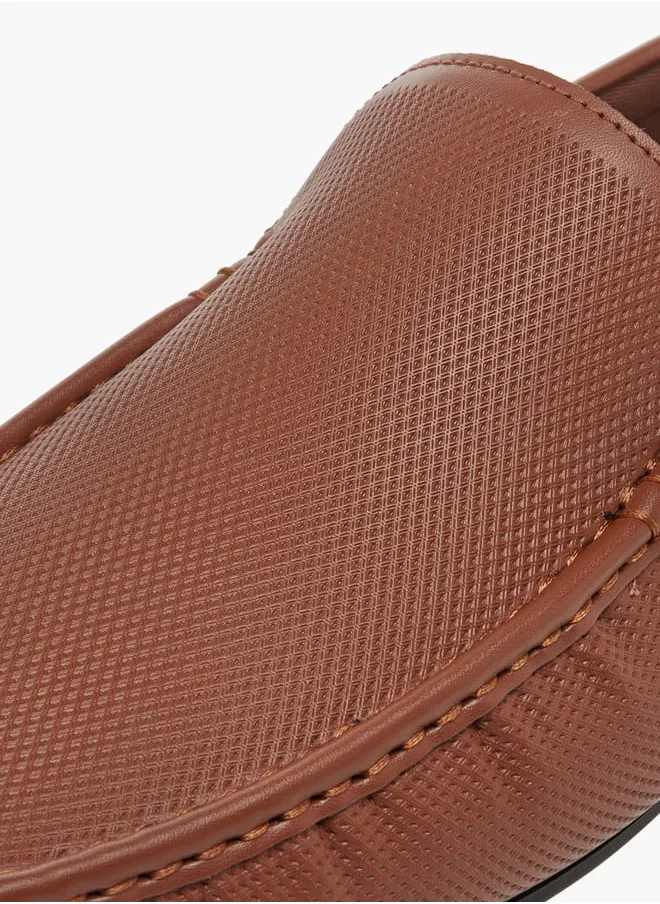 ال بي ال من شو اكسبرس Men Textured Slip-On Loafers