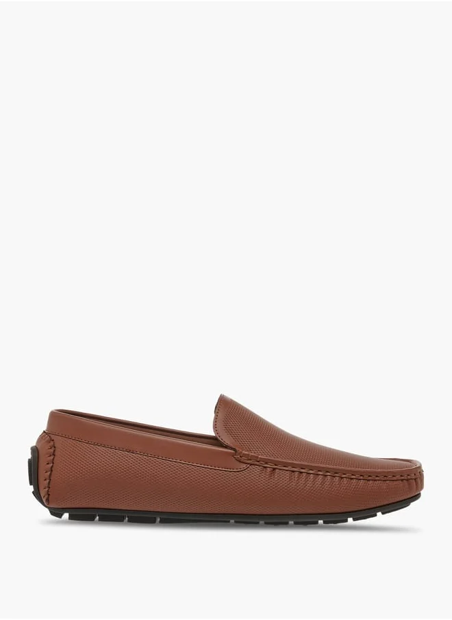 ال بي ال من شو اكسبرس Men Textured Slip-On Loafers