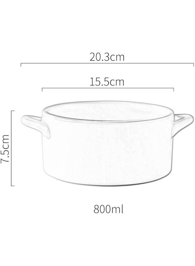 Serve your favorite dishes with elegance using this Porcelain Bowl with Side Handle designed for both style and practicality. Multicolor - Image 2