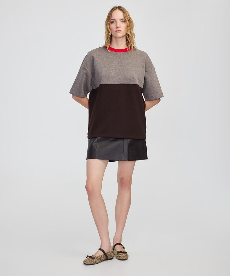 Ipekyol Contrast Collar Color-Block Sweatshirt - Image 4
