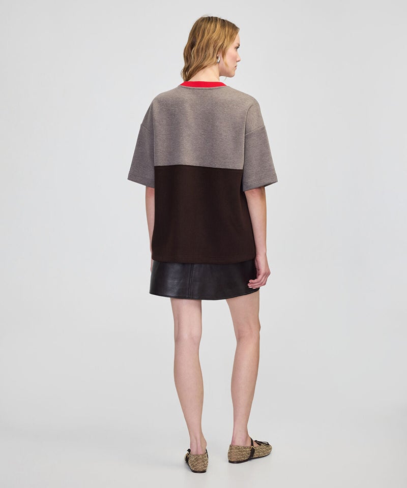 Ipekyol Contrast Collar Color-Block Sweatshirt - Image 5