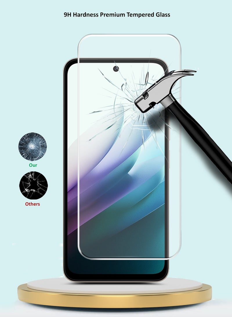 GMAX Xiaomi Redmi 15 4G/5G 2025 GMAX Premium Series Curved Edges 9H 2.5D Tempered Glass Screen Protector - Clear - Image 4