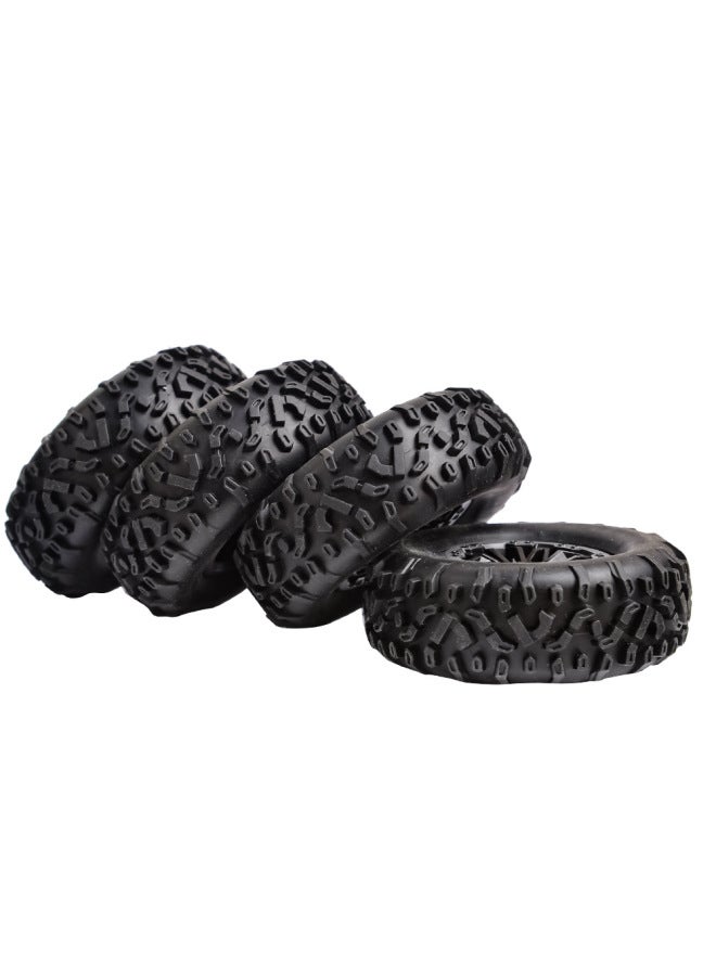Landa Technology Remote Control Car DIY Upgrade Modification Climbing Off-road Model Vacuum Tire Suit Accessories L0001-6-Color:L0001-6 Super Soft Tire (4PCS)-Proportion:1:16 - Image 4
