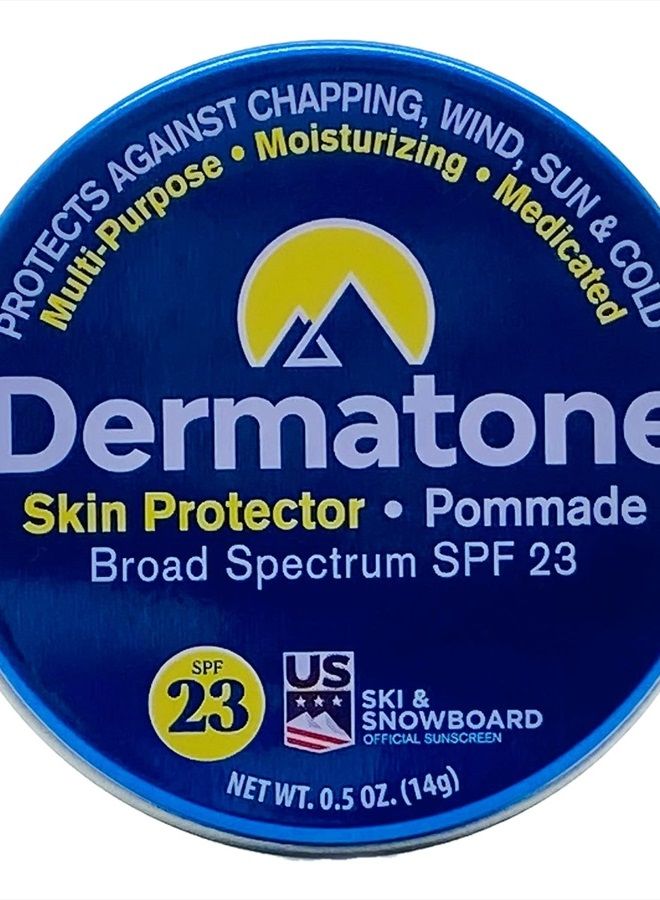 Dermatone Classic Tin | Advanced Therapy Skin Protection Balm | Moisturizing Skin Balm | SPF23 Sun Protection | Moisturizing| Heals & Repairs | Long Lasting | 0.5 oz, 1-pack - Image 1