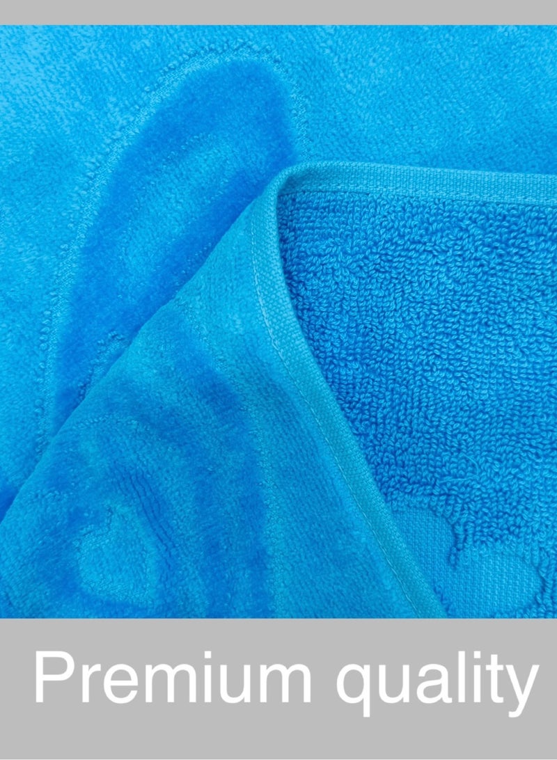 Hayat BUTTERFLY- 6 Piece Jacquard Bath Sheets 80 x 160 cm Super Soft 100% Cotton Fast Absorbent & Quick Dry Towels 500-GSM -Assorted Colours - Image 5