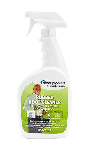 Dicor RP-RC320S Deep Cleaning Rubber RV Roof Cleanser Spray - White - 32 oz - Image 1