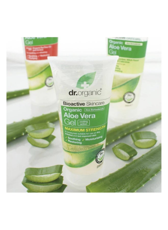 dr.organic Dr. Organic Bioactive Skincare Aloe Vera Gel 200ml - Image 2