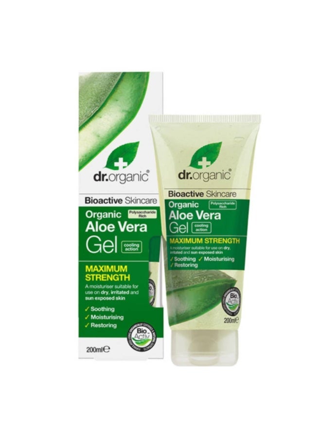 dr.organic Dr. Organic Bioactive Skincare Aloe Vera Gel 200ml - Image 1